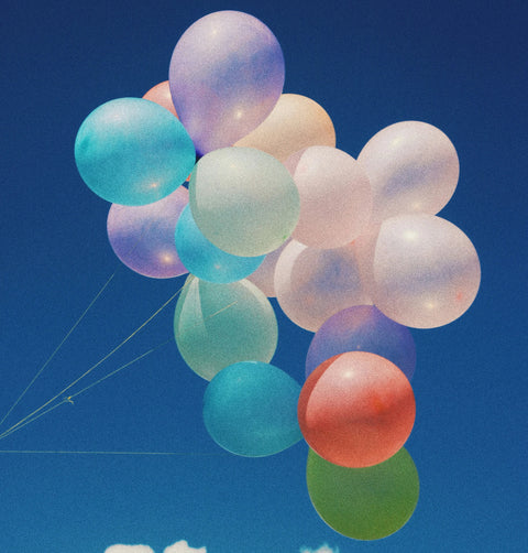 Regenboog ballonnen