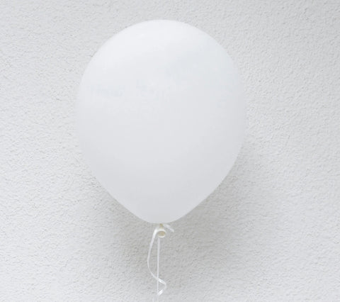 Witte ballonnen