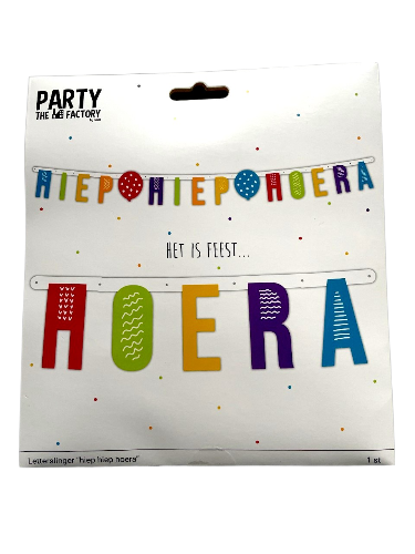 Hiep hiep hoera slinger