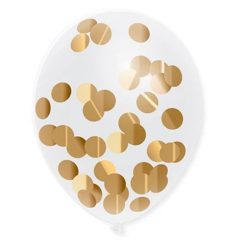 Gouden confetti ballonnen