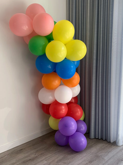 Latex regenboog ballonnen 