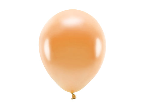 Eco ballon - Metallic - Oranje - Duurzame Ballon